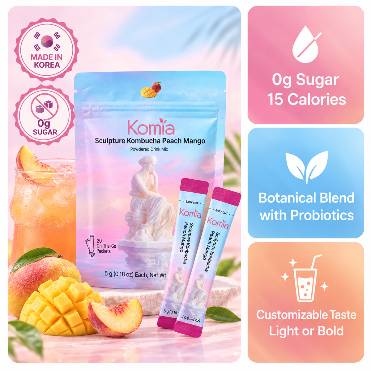 Korean Debloat Kombucha